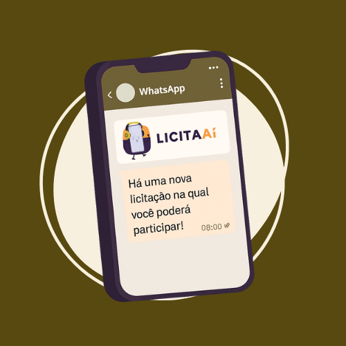 Smartphone LicitaAi mockup